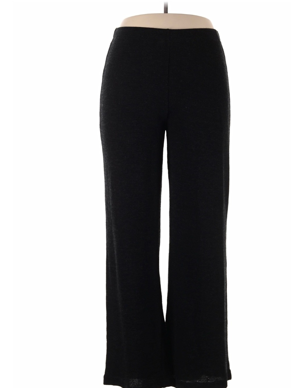 Vince Black Ribbed Knit Pants
